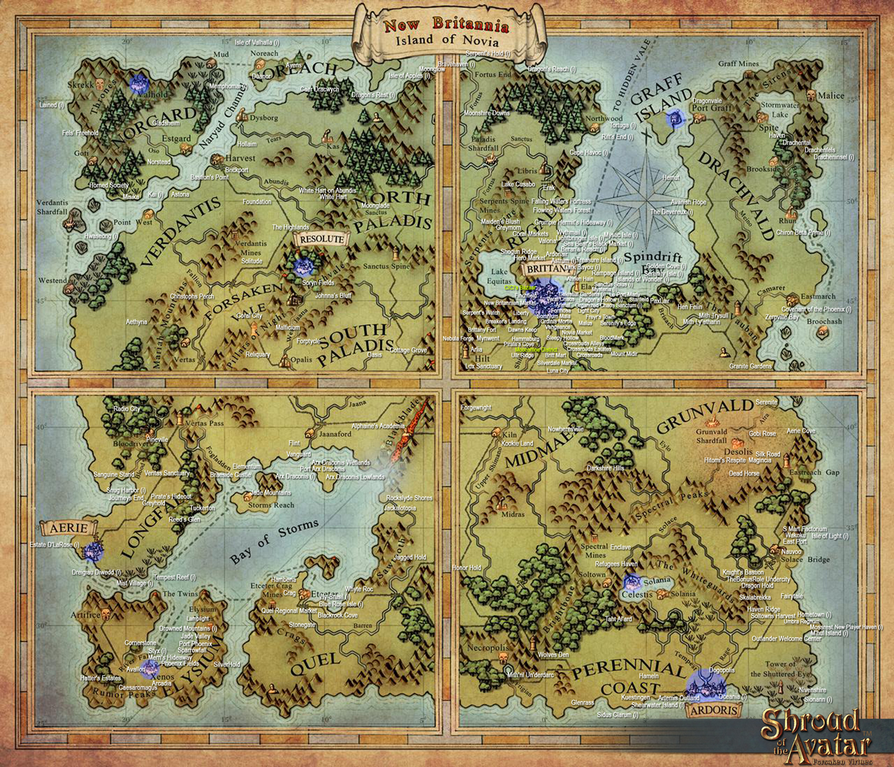 R109 Map of Novia POTs